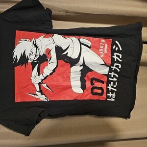 Black Naruto Graphic T-Shirt